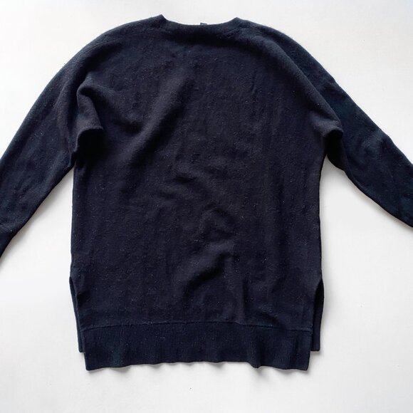 Athleta Women's 100% Cashmere Sweater Size XS Black - Picture 5 of 7
